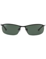 Anteojos Lentes de Sol Ray Ban Rb3183 RB3183 0069A 63-15 Gunmetal mate/verde - Imagen 5