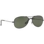 Anteojos Lentes de Sol Ray Ban Cockpit RB3362 002 59-14 Negro mate/verde