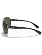 Anteojos Lentes de Sol Ray Ban Classic Rb3386 Negro/Verde Polarizado 63-13 - Imagen 4