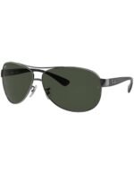 Anteojos Lentes de Sol Ray Ban Classic RB3386 004/71 63-13 Clásico verde/metal - Imagen 5