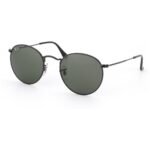 Anteojos Lentes de Sol Ray Ban Round Metal RB3447 002 50-21 Clásico negro/verde