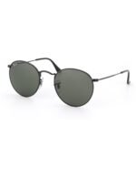 Anteojos Lentes de Sol Ray Ban Round Metal RB3447 002 50-21 Clásico negro/verde