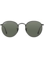 Anteojos Lentes de Sol Ray Ban Round Metal RB3447 002 50-21 Clásico negro/verde - Imagen 3