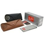 Anteojos Lentes de Sol Ray Ban Round Metal RB3447 Degrade negro/azul  50-21