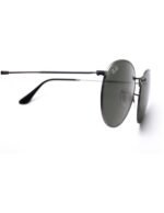 Anteojos Lentes de Sol Ray Ban Round Metal RB3447 029 53-21 Gunmetal mate/verde - Imagen 4
