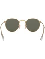 Anteojos Lentes de Sol Ray Ban Round Metal Rb3447 Polarizado Dorado/Verde 50-21 - Imagen 5