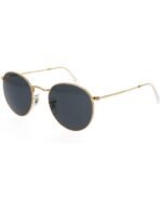Anteojos Lentes de Sol Ray Ban Round Metal RB3447 9196R5 47-21  Oro pulido/azul