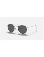 Anteojos Lentes de Sol Ray Ban Round Metal RB3447 9198B1 53-21 Plata/Gris