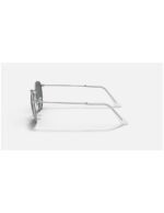 Anteojos Lentes de Sol Ray Ban Round Metal RB3447 9198B1 53-21 Plata/Gris - Imagen 4