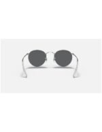 Anteojos Lentes de Sol Ray Ban Round Metal RB3447 9198B1 53-21 Plata/Gris - Imagen 5