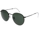 Anteojos Lentes de Sol Ray Ban Round Metal RB3447 919931 47-21  Negro/verde