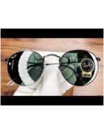 Anteojos Lentes de Sol Ray Ban Round Metal RB3447 919931 47-21  Negro/verde - Imagen 7