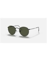 Anteojos Lentes de Sol Ray Ban Round Metal RB3447 919931 53-21 Negro/verde