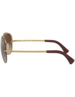 Anteojos Lentes de Sol Ray Ban Aviator RB3449 00113 59-14 Degrade dorado/marrón - Imagen 4