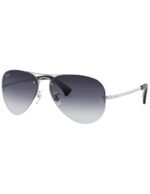 Anteojos Lentes de Sol Ray Ban Aviator RB3449 0038G 59-14 Degrade plateado/gris