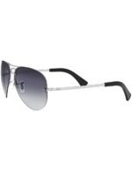 Anteojos Lentes de Sol Ray Ban Aviator RB3449 0038G 59-14 Degrade plateado/gris - Imagen 5