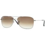Anteojos Lentes de Sol Ray Ban Classic RB3477 004/51 59 Plata/Marrón