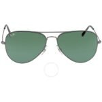 Anteojos Lentes de Sol Ray Ban Aviator Flat RB3513 14771 58 Bronce/Verde