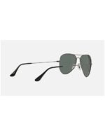Anteojos Lentes de Sol Ray Ban Aviator Flat RB3513 14771 58 Bronce/Verde - Imagen 6