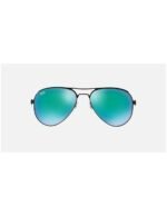 Anteojos Lentes de Sol Ray Ban Aviator RB3523 Espejo negro mate/verde 59-17 - Imagen 2