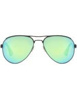 Anteojos Lentes de Sol Ray Ban Aviator RB3523 Espejo negro mate/verde 59-17 - Imagen 4