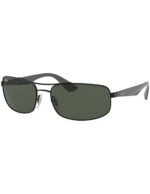 Anteojos Lentes de Sol Ray Ban Classic RB3527 Clásico negro mate/verde 61-17