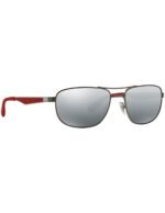 Anteojos Lentes de Sol Ray Ban Classic RB3528 Gunmetal mate/gris plateado 61