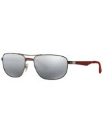 Anteojos Lentes de Sol Ray Ban Classic RB3528 Gunmetal mate/gris plateado 61 - Imagen 3