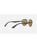 Anteojos Lentes de Sol Ray Ban Classic RB3536 006 55 Negro mate/azul - Imagen 6