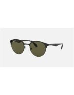 Anteojos Lentes de Sol Ray Ban Classic Rb3545 Polarizado Negro Mate/Verde 51-20 - Imagen 2