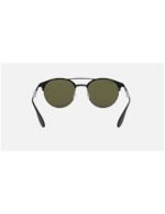 Anteojos Lentes de Sol Ray Ban Classic Rb3545 Polarizado Negro Mate/Verde 51-20 - Imagen 7