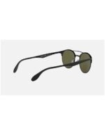 Anteojos Lentes de Sol Ray Ban Classic Rb3545 Polarizado Negro Mate/Verde 51-20 - Imagen 8