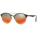 Anteojos Lentes de Sol Ray Ban Classic RB3545 Degrade marrón mate/naranja 51-20