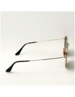 Anteojos Lentes de Sol Ray Ban Hexagonal Rb3548N Polarizado Dorado/Verde 54-21 - Imagen 5