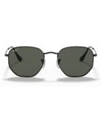 Anteojos Lentes de Sol Ray Ban Hexagonal Rb3548N Negro/Verde Polarizado 51-21 - Imagen 2