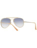 Anteojos Lentes de Sol Ray Ban Classic RB3558 001/19 58-14 Degrade dorado/azul - Imagen 6