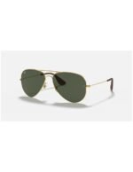Anteojos Lentes de Sol Ray Ban Aviator RB3558 001/71 58-14 Clásico dorado/verde