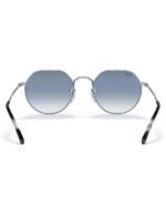 Anteojos Lentes de Sol Ray Ban Jack RB3565 0033F 53-20 Degrade plateado/azul - Imagen 6
