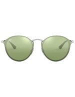 Anteojos Lentes de Sol Ray Ban Blaze Round RB3574N Espejo verde oscuro 59-14 - Imagen 4
