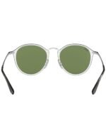 Anteojos Lentes de Sol Ray Ban Blaze Round RB3574N Espejo verde oscuro 59-14 - Imagen 5