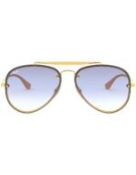 Anteojos Lentes de Sol Ray Ban Blaze Aviator RB3584N Degrade dorado/azul 61-13 - Imagen 2