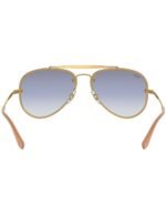 Anteojos Lentes de Sol Ray Ban Blaze Aviator RB3584N Degrade dorado/azul 61-13 - Imagen 3