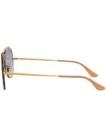 Anteojos Lentes de Sol Ray Ban Blaze Aviator RB3584N Degrade dorado/azul 61-13 - Imagen 4