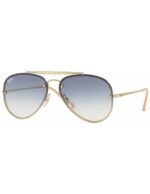 Anteojos Lentes de Sol Ray Ban Blaze Aviator RB3584N Degrade dorado/azul 61-13 - Imagen 5