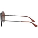 Anteojos Lentes de Sol Ray Ban Blaze Aviator RB3584N Degrade marrón/metal 61-13