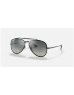 Anteojos Lentes de Sol Ray Ban Blaze Aviator RB3584N Degrade negro/gris 61-13 - Imagen 4