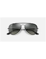 Anteojos Lentes de Sol Ray Ban Blaze Aviator RB3584N Degrade negro/gris 61-13 - Imagen 7