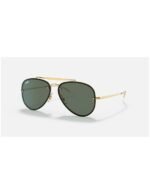 Anteojos Lentes de Sol Ray Ban Blaze Aviator RB3584N Clásico dorado/verde 58-13