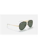 Anteojos Lentes de Sol Ray Ban Blaze Aviator RB3584N Clásico dorado/verde 58-13 - Imagen 6
