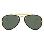 Anteojos Lentes de Sol Ray Ban Blaze Aviator RB3584N Clásico dorado/verde 61-13